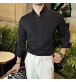 Slim-fit Men's Wedding Dress Banquet Performance Shirt - Image 6