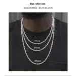 Titanium Steel Basic Style Necklace For Men And Women - Image 2